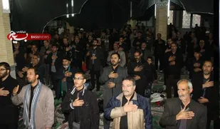 برگزاری تجمع عزاداران حسینی در مسجد جامع ملایر