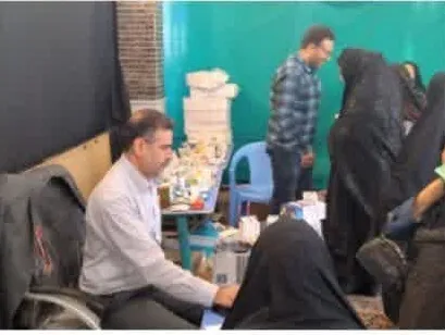 حضورگروه جهادی شهید حاج حسین همدانی درروستای قاسم آباد