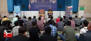 سردار مجتبی فدا در هیئت حجت ابن الحسن (عج) شهرستان آران و بیدگل