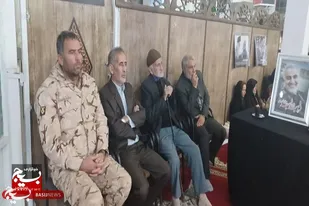 &nbsp;&nbsp;آیین گرامیداشت چهارمین سالگرد شهید حاج&zwnj;قاسم سلیمانی در خوشاب+عکس