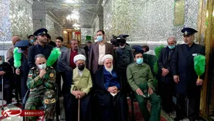 غبار روبی مضجع شریف حضرت محمد هلال ابن علی( ع) آران و بیدگل