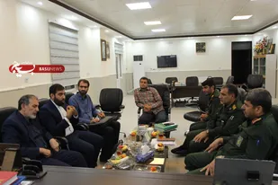 دیدار رئیس سازمان بسیج جامعه کشاورزی کشور با فرمانده سپاه فتح استان کهگیلویه و بویراحمد