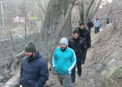کوهپیمایی کارکنان ناحیه مقاومت بسیج حبیب بن مظاهر