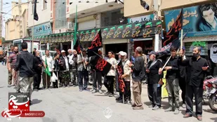 استقبال و پذیرایی از کاروان پیاده روی اربعین در غرق&zwnj;آباد