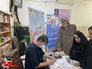 ویزیت و داروی رایگان به همت پزشکان جهادی در بندر امام خمینی (ره)
