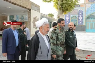 حضور سردار عروج از گلزار تا یادواره شهدای مسجد امیر(ع)گرگان