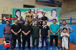 مسابقات کاراته قهرمانی بسیج استان فارس جام اجلاسیه شهدای مدافع حرم برگزار شد