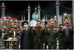 مراسم احیاء شب بیست ویکم ماه مبارک رمضان درحرم مطهر حضرت محمدهلال بن علی علیه السلام