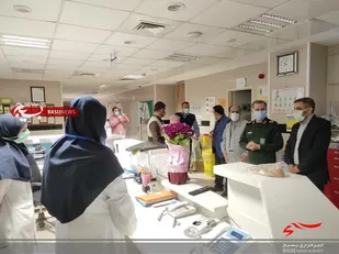 دیدار نوروزی فرمانده سپاه کربلا با کادر درمانی