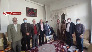 دیدار با خانواده شهید احمدی توسط رزمندگان گردان 108 امام حسین علیه السلام
