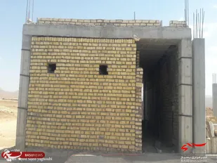 ساخت منزل برای محرومین توسط بسیجیان پایگاه شهدای روستای دزج دهاقان