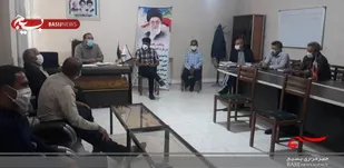 جلسه هماهنگی بخشدار مرکزی اسدآباد با اعضای شوراهای اسلامی روستاهای مزرعه بید و جنت آباد