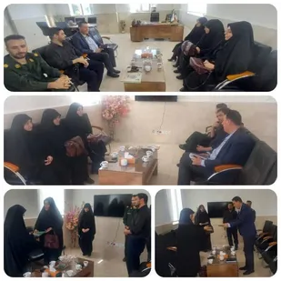 مراسم تکریم و معارفه مسئول کانون بسیج هنرمندان شهرستان ایجرود استان زنجان
