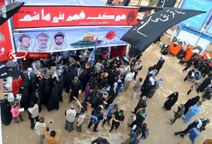 موکب قمربنی هاشم چهارمحال و بختیاری در کربلا مستقر می شود