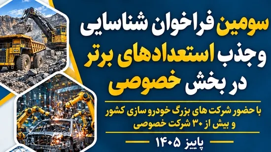 فراخوان جذب استعدادهای برتر در بخش خصوصی