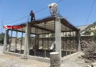 ساخت سه واحدمنزل مسکونی محروم توسط بسیج سازندگی ناحیه امام سجاد