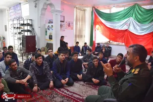 برگزاری جشن پیروزی انقلاب اسلامی و همایش جهاد تبیین در دبیرستان معارف و علوم اسلامی صدرا گرگان