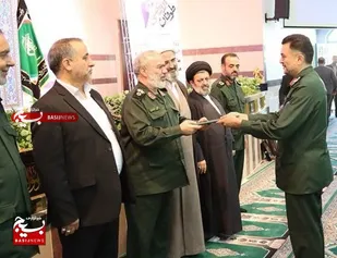 معارفه فرمانده سپاه استان سمنان با حضور جانشین سپاه