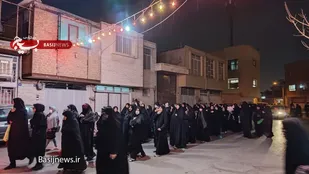 مراسم تجمع عزاداران فاطمی همزمان با ایام فاطمیه اول توسط حوزه 11  حضرت رقیه(س)