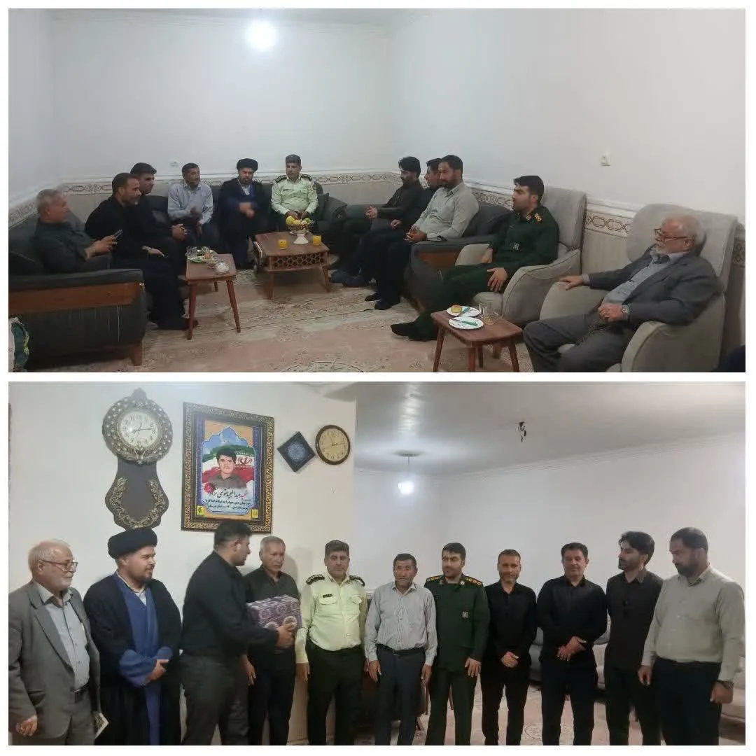 دیدار با خانواده شهید 