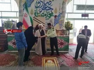 ایستگاه صلواتی و اهداء جوایر در وردنجان