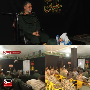 دیدار صمیمانه فرمانده سپاه حضرت ولیعصر(عج ) خوزستان با کارکنان و بسیجیان ناحیه مقاومت بسیج اندیکا