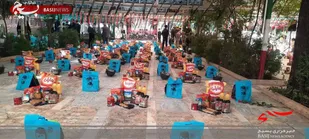 تهیه ۶۰۰ بسته معیشتی تحصیلی برای نیازمندان+ تصاویر