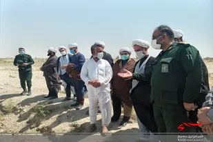 بازدید حجت الاسلام اکیر پور از طرح های محرومیت زدایی منطقه سیستان