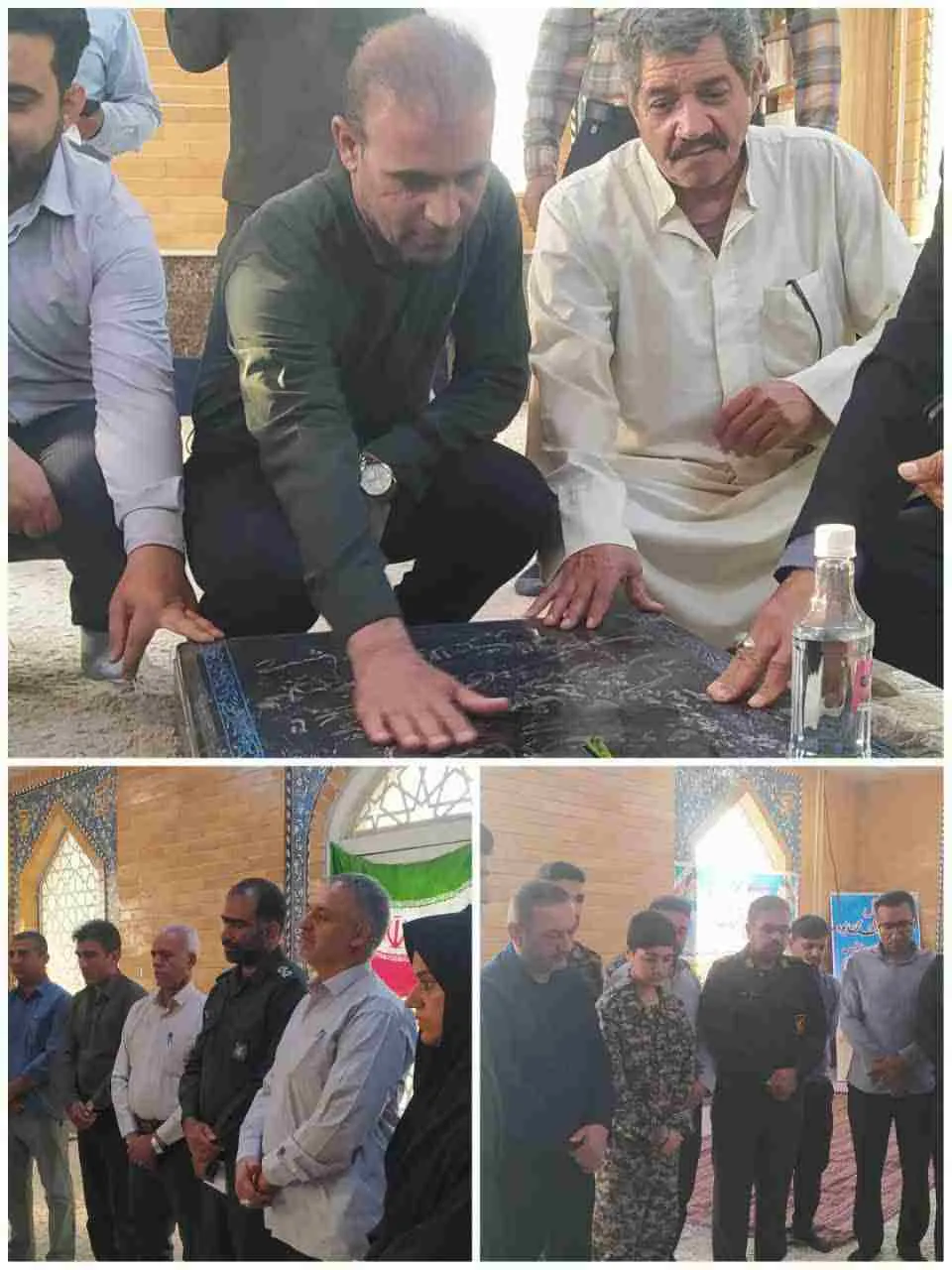 مراسم غبارروبی گلزار شهدای شهرستان رامشیر با حضور مسئولان برگزار شد
