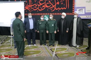 مراسم تکریم و معارفه معاون سلامت و دفاع زیستی سپاه کربلا