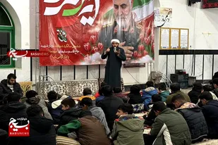 حضور کاروان مقاومت در مسجد جامع شهر کرفس