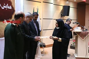 برگزاری همایش شکوه جهادگران دانشجویی استان البرز با حضور سردار حیدرنیا