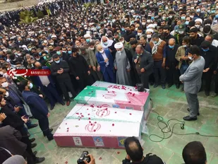 تشیع پیکر ۴ شهید امنیت فاطمیه در زاهدان
