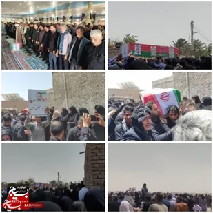 تشییع باشکوه پیکر پاک شهید حسینعلی نوری در شهرستان هامون&nbsp;
