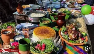 جشنواره فروش غذا توسط بانوان جهادگر اهواز