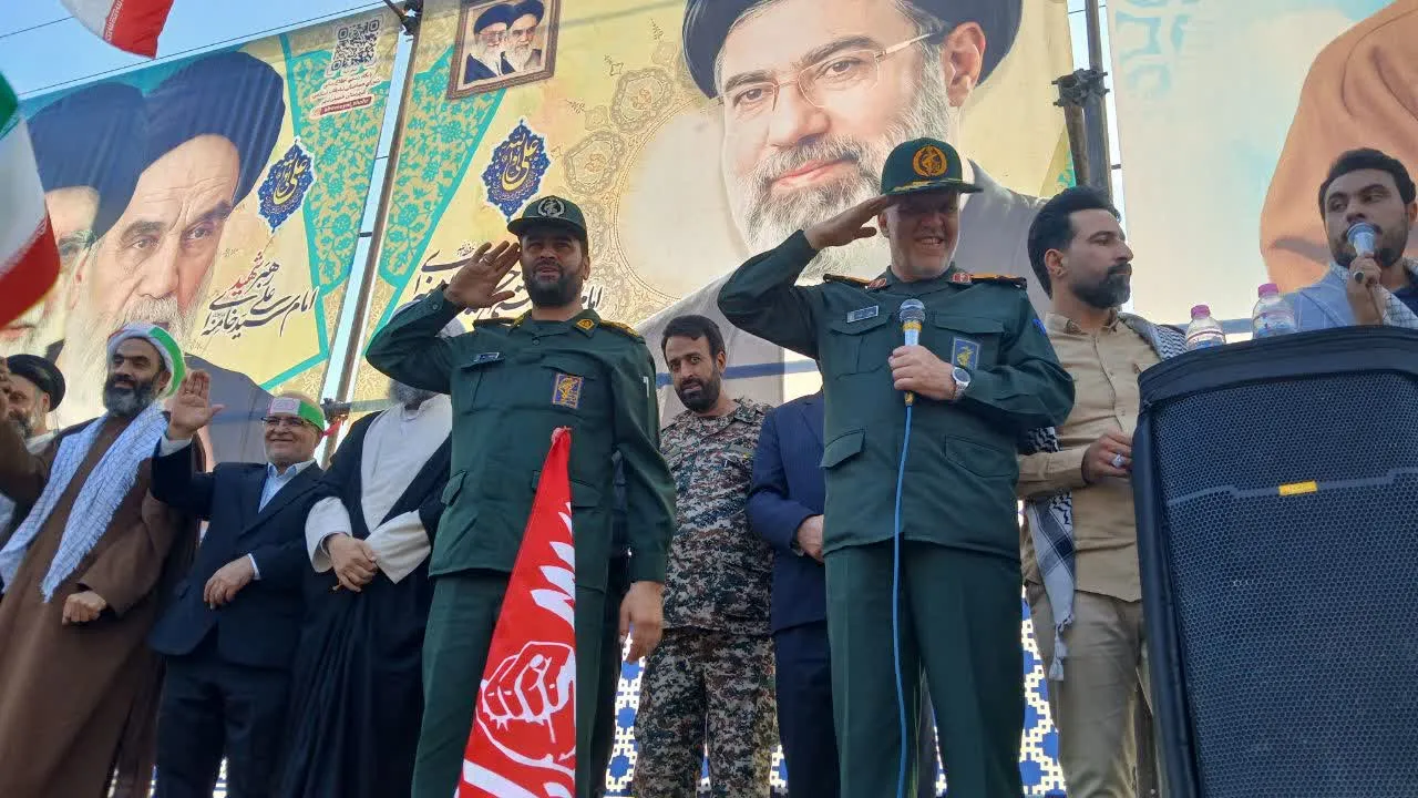 مراسم جانفدا در خمینی‌شهر 