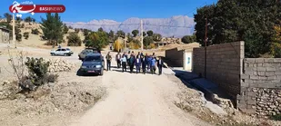 بازدید بخشدار پاتاوه از پروژه های عمرانی روستای ده شیخ + (تصاویر)