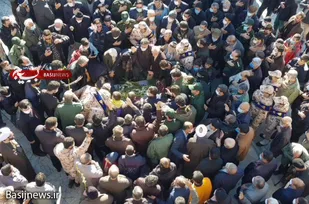 برگزاری مراسم تشییع پیکر پاک ۲ شهید گمنام در شهرستان سنقروکلیایی