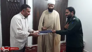 تجلیل از فرماندهان سابق پایگاه بسیج شهید مطهری ابرسج