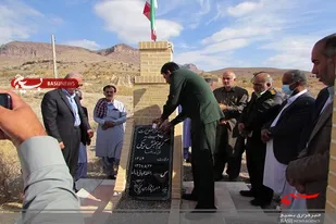 برگزاری مراسم غبارروبی و عطر افشانی مزار شهید کریمبخش ریگی روستای ماریشان شهرستان تفتان