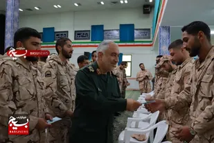 دیدار نوروزی فرمانده سپاه انصارالرضا(ع) خراسان جنوبی با سربازان