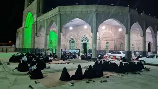 احیای سومین شب قدر در ابرکوه به روایت تصویر