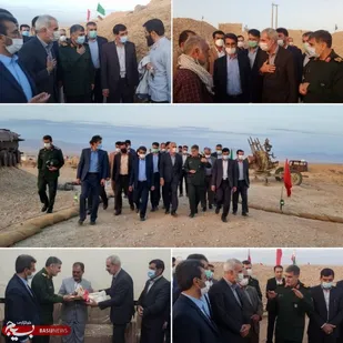 حضور وزیر آموزش و پرورش در جمع زائران راهیان نور در یادمان قلاویزان مهران