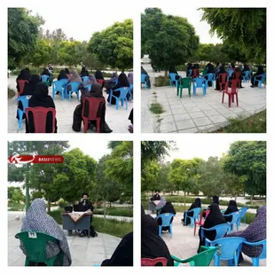 برگزاری جلسات سبک زندگی قرآنی درپارک روستای تقی آباد