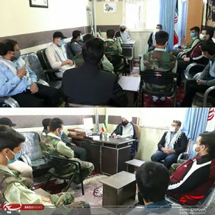 دیدار جمعی از فرماندهان واحده دانش آموزی امام جمعه نطنز به مناسبت هفته بسیج دانش آموزی