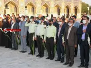 غباروبی گلزار شهدا نایین بمناسبت هفته دفاع مقدس