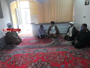 دیدار جانشین و مسئول دفتر نمایندگی ولی فقیه سپاه شاهرود با امام جمعه جدید شهر مجن