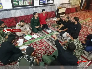 تجلیل از ایثارگران بسیجی و فراخوان بسیجیان در شاهرود