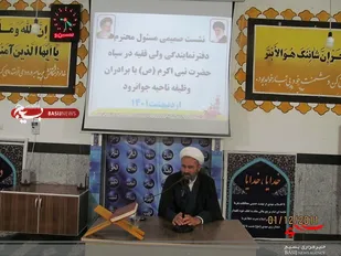 نشست صمیمی مسئول دفترنمایندگی سپاه حضرت نبی اکرم(ص) با سربازان سپاه ناحیه جوانرود