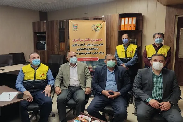 برگزاری مانور آماده بکاری مولد‌های برق اضطراری در ۷ شهرستان استان همدان